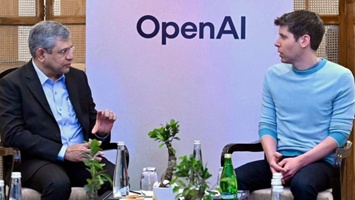IT Minister Ashwini Vaishnaw meets OpenAI CEO Sam Altman; eyes cost-effective AI revolution together
