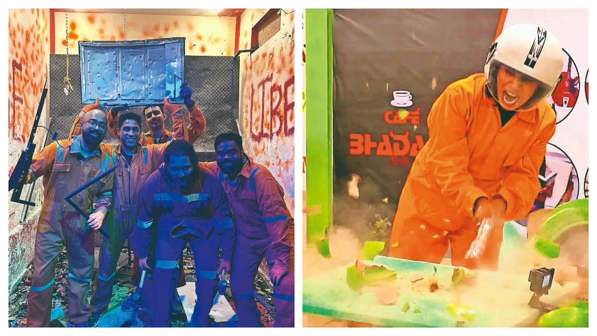 Rage Room business booms in India. (Image Source: Company)