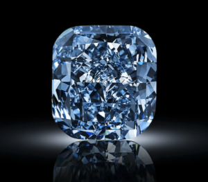 罕见的10克拉蓝色钻石可以在拍卖会上取m