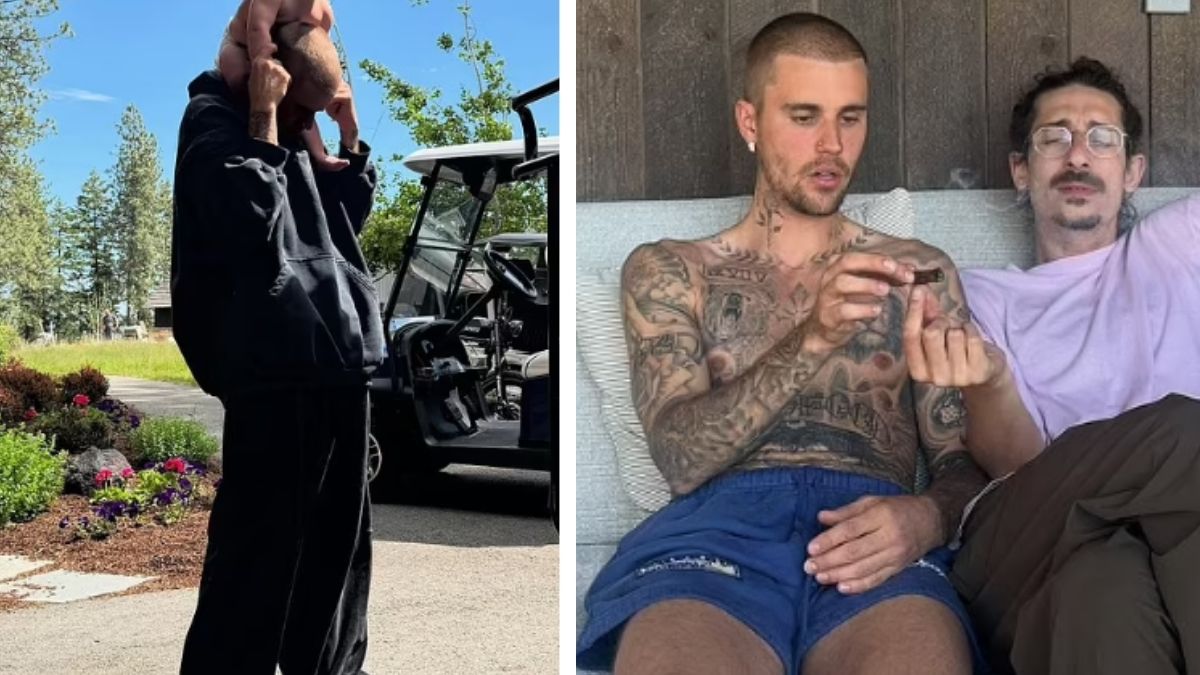 Amid the backlash, many fans were quick to defend Bieber, pointing out that the images where he is smoking clearly do not show Jack nearby.