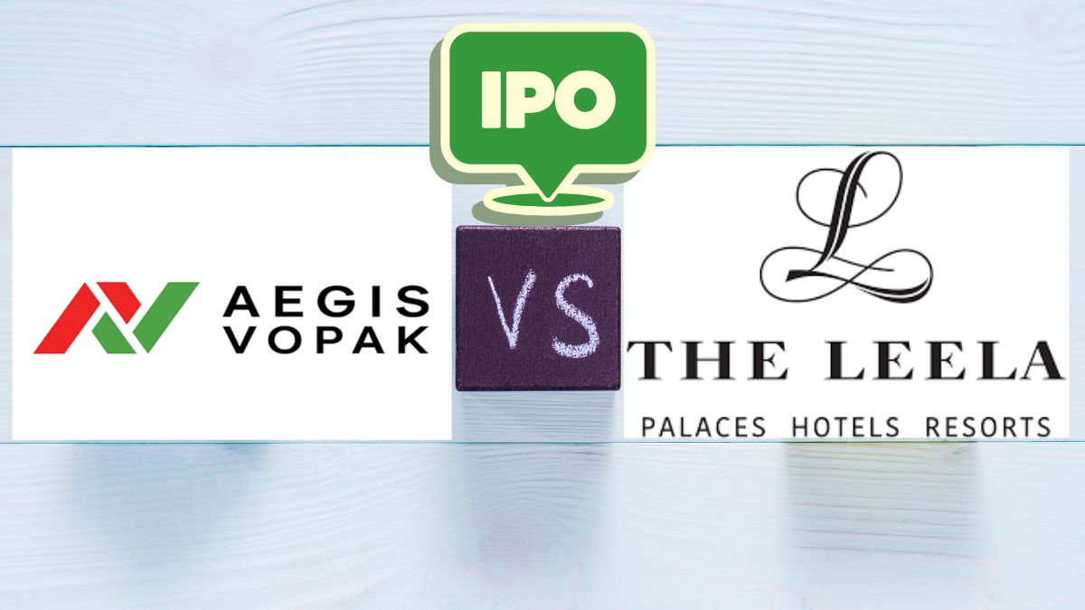 Aegis Vopak Terminals IPO, Leela Hotels IPO, IPO GMP today, Aegis Vopak vs Leela Hotels