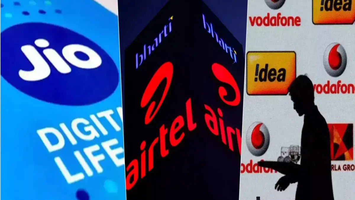 Airtel, Reliance Jio, Vodafone Idea