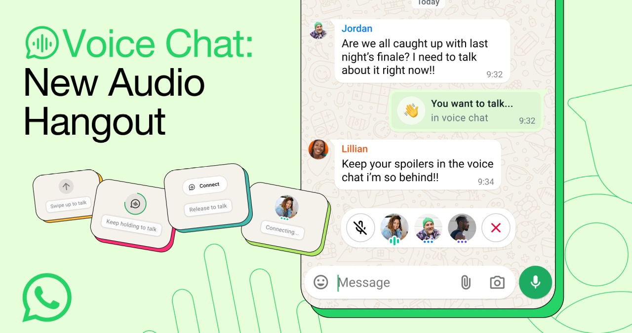 whatsapp group voice chat