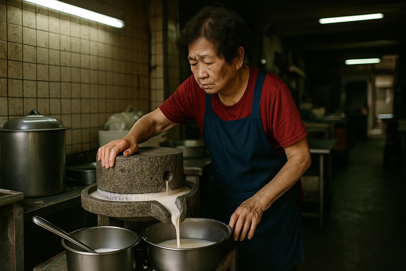 台灣某老字號豆漿店堅持手工磨豆，但後代不願接班：「太苦了」