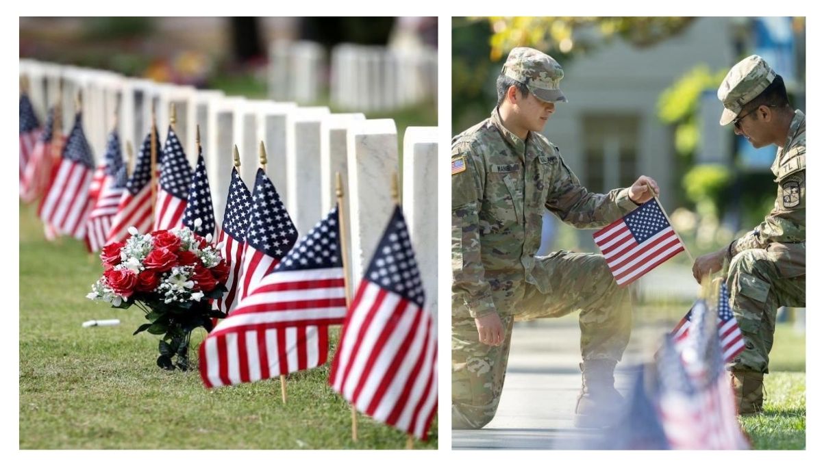 Memorial Day honours those who have died in uniform as a result of battle while Veteran's Day honours all who have served in the nation's armed force