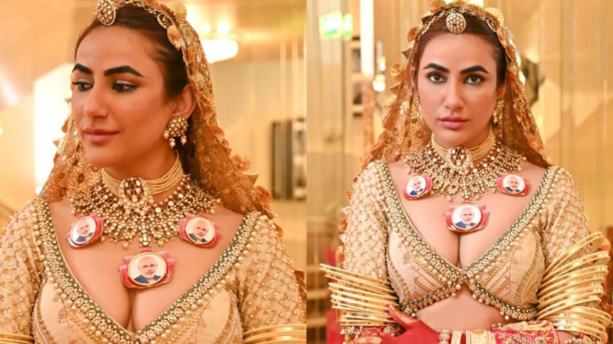 pm modi, ruchi gujjar, who is ruchi gujjar, cannes 2025, cannes red carpet, trending news, Ruchi Gujjar, Prime Minister Narendra Modi, modi ji necklace, Ruchi Gujjar modi necklace