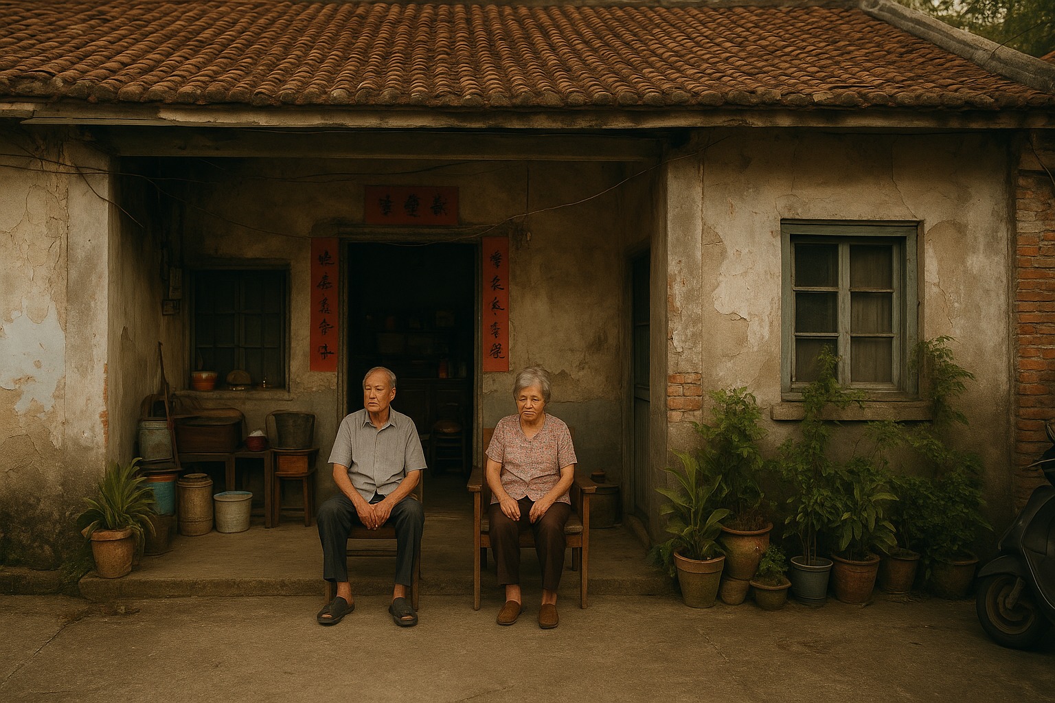 這棟市值上億的老屋，裡面住著月花不到 2000 元的老夫婦