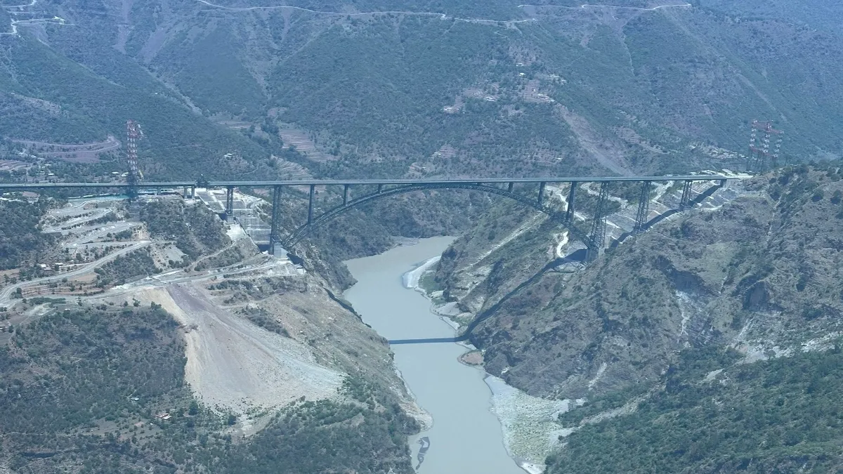 Jammu Kashmir Chenab Bridge, Chenab Bridge Inauguration Live