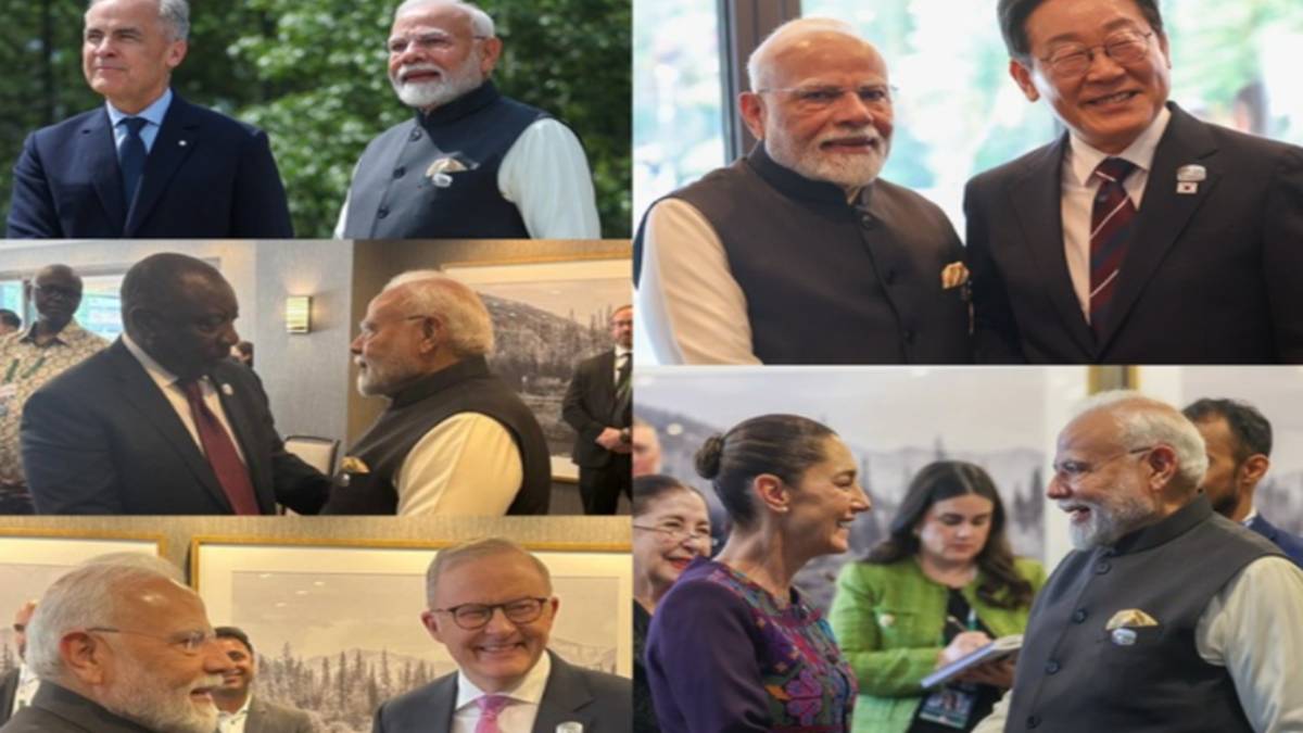 PM modi meet with world leader at G7 summit