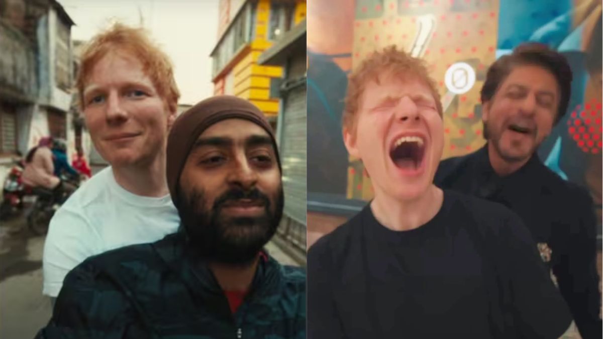 Ed Sheeran Arijit Singh Shah Rukh Khan in Sapphire music video