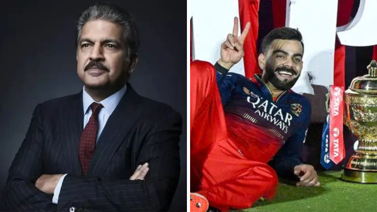 Anand Mahindra quotes Rabindranath Tagore as Kohli breaks down after RCB’s maiden IPL victory
