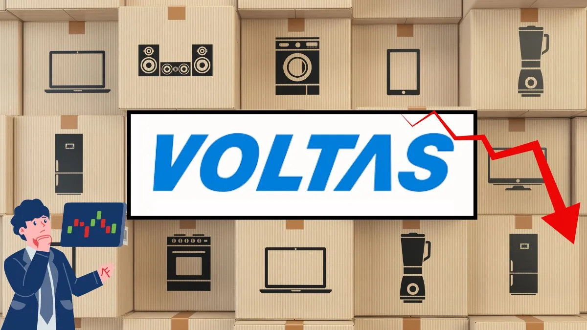 Voltas share price 2025, Voltas stock downgrade, Voltas EPS cut, Voltas target price