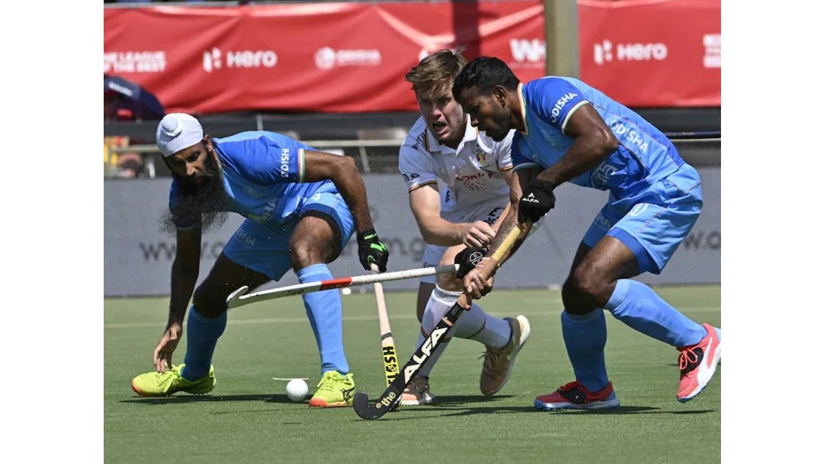 Indian Men's Hockey Team Ends Pro League Campaign with Thrilling Win Over Belgium. (Image Source: Hockey India)