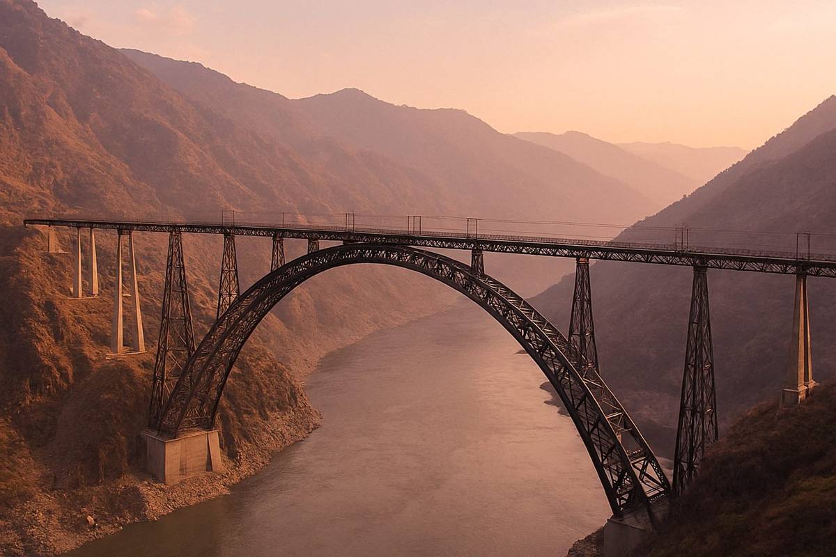 Prime Minister Narendra Modi is set to inaugurate the Chenab rail bridge on Friday (June 6) in Jammu and Kashmir.