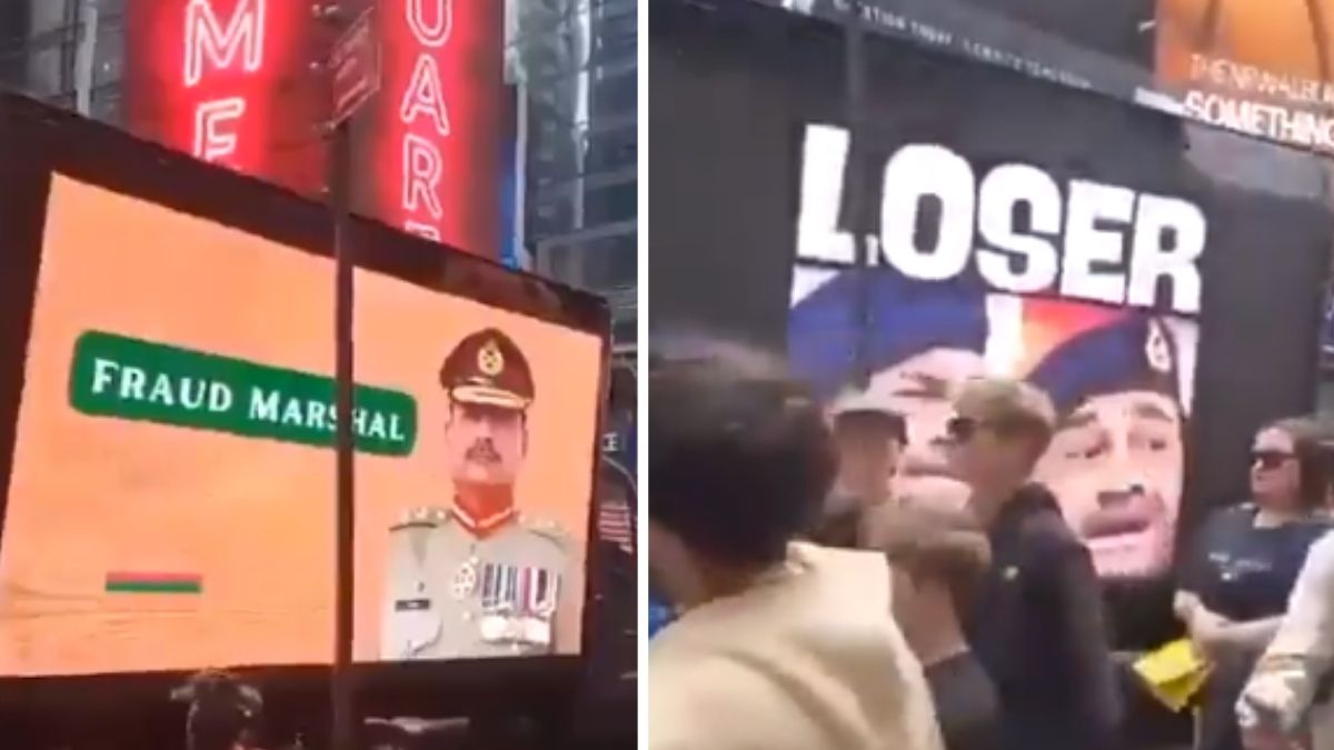 The viral billboard campaign featured bold slogans like “Fraud Marshal,” “Failed Marshal,” and demands for a polygraph test on Munir’s India war claims.