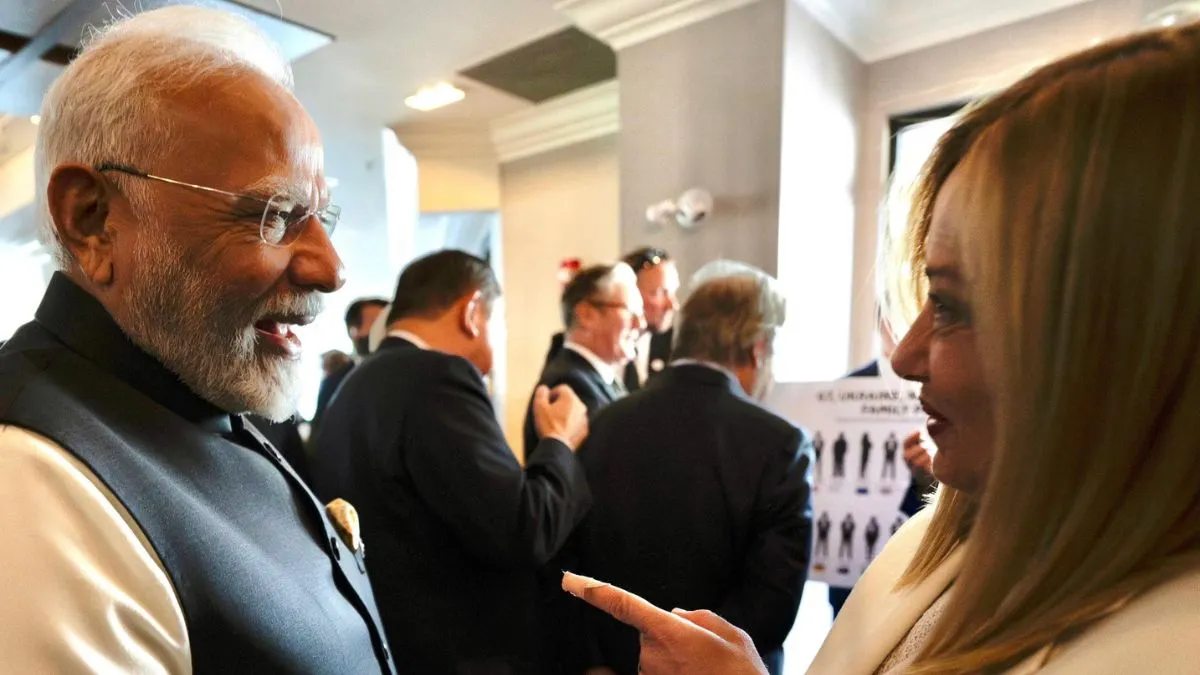 Narendra Modi Giorgia Meloni