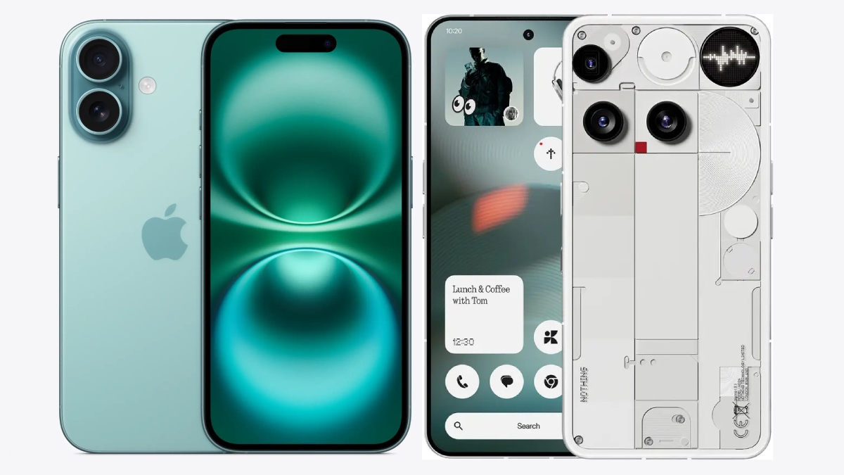 iphone 16 vs nothing phone 3