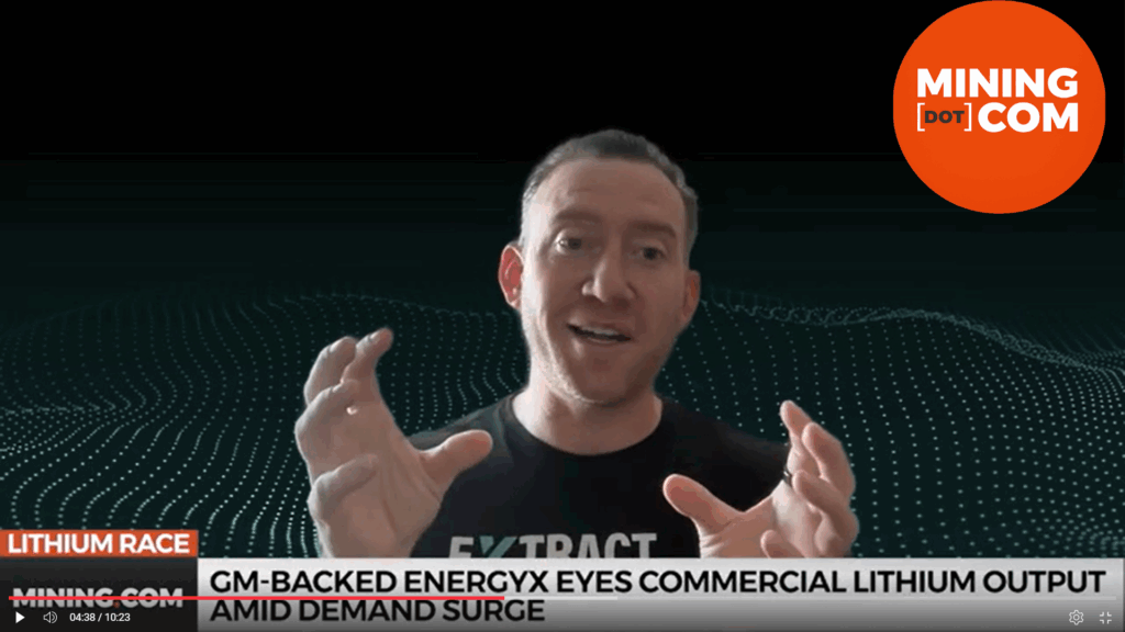 Energyx首席执行官Teague Egan参加了美国锂的比赛