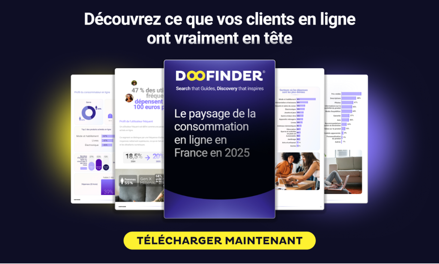 2025年在法国在线消费的景观。