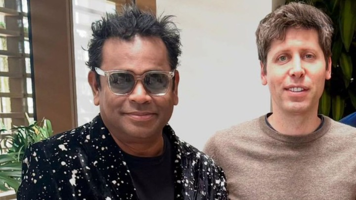 AR Rahman meets Sam Altman