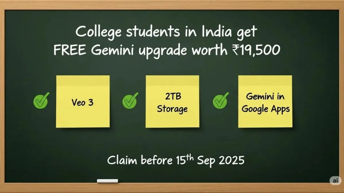 Google is offering free Gemini AI Pro worth Rs 19,500 access for students in India: Key benefits, how to apply and more