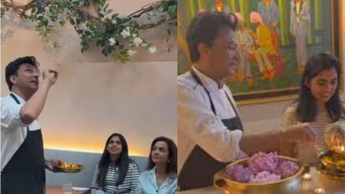 Nita Ambani Isha Ambani visit Vikas Khanna’s restaurant
