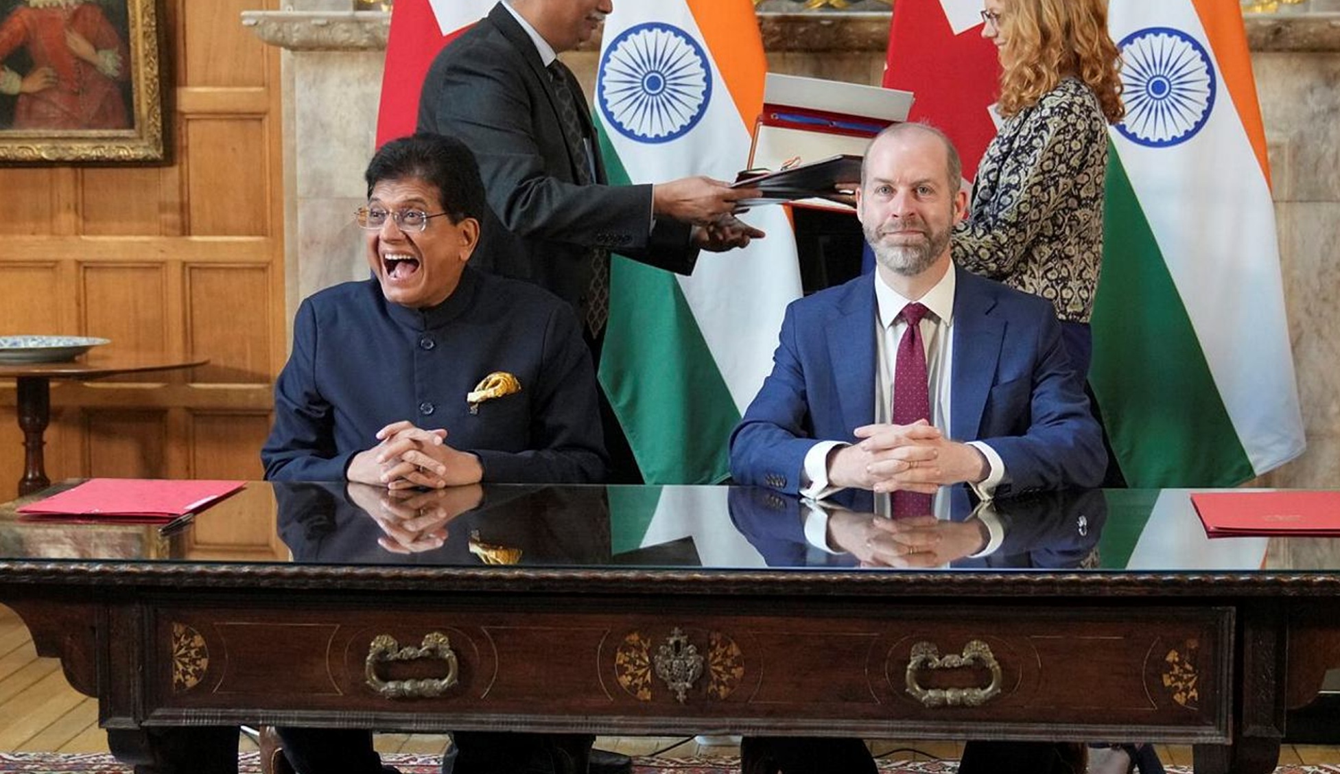 Piyush Goyal's 'Yes Minister' moment, UK negotiators handover a special gift to sitcom fan