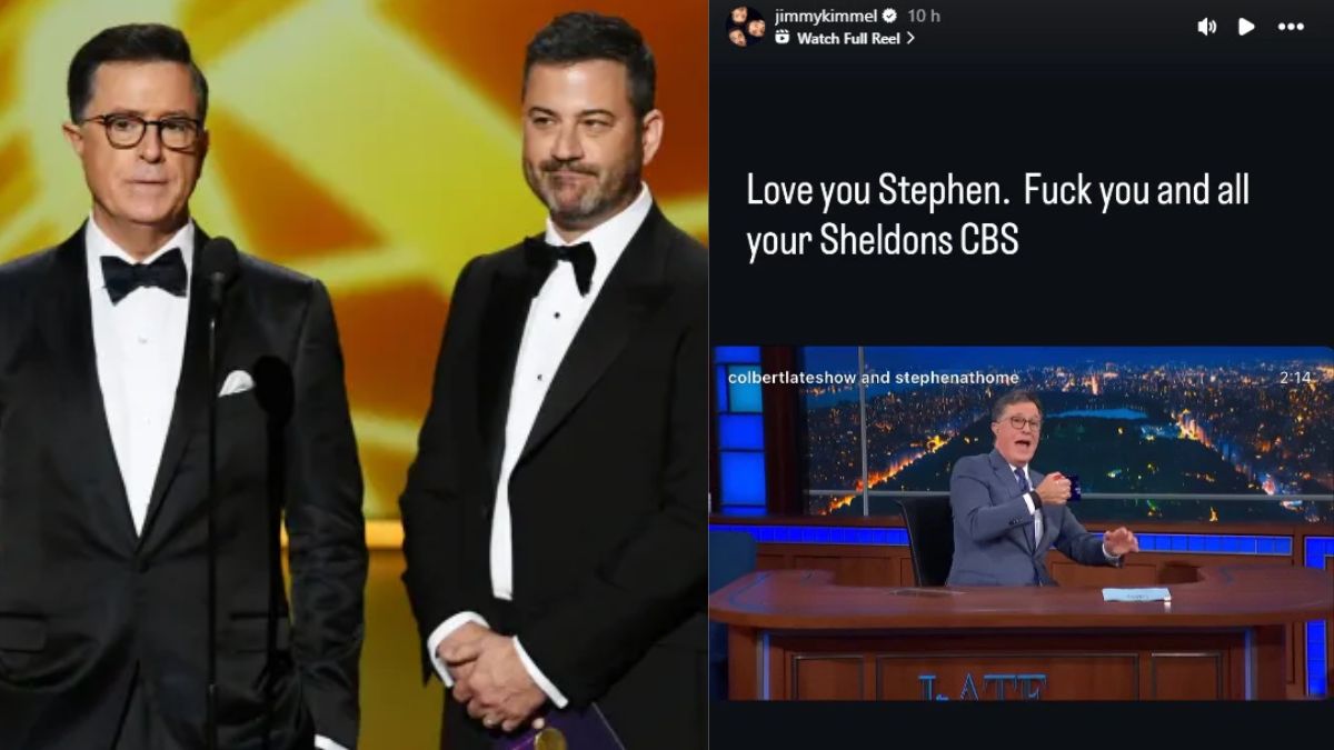 Jimmy Kimmel ‘abuses’ CBS for axing The Late Show with Stephen Colbert