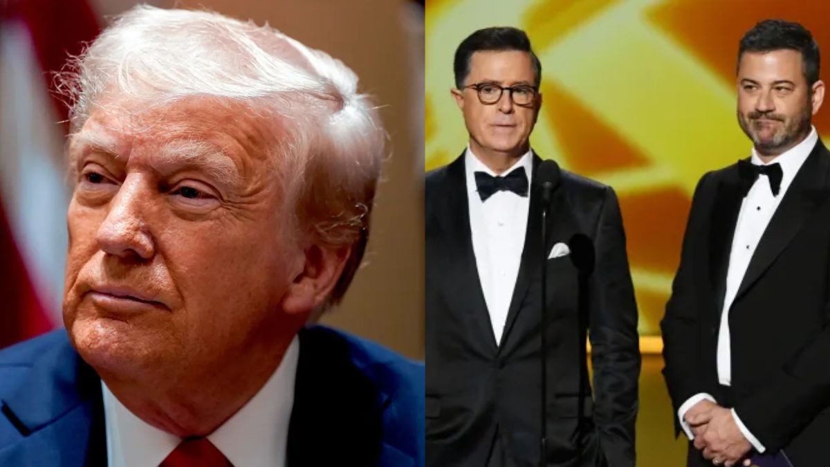 Trump ‘absolutely loves’ Stephen Colbert getting fired, says ‘Jimmy Kimmel is the next’