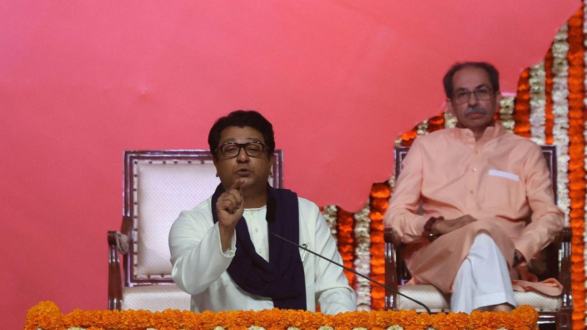 Maharashtra's Language Row: Shiv Sena & MNS Rekindle Marathi Pride Amidst Hindi Imposition Debate Ahead of Civic Polls. (Image Source: IE)