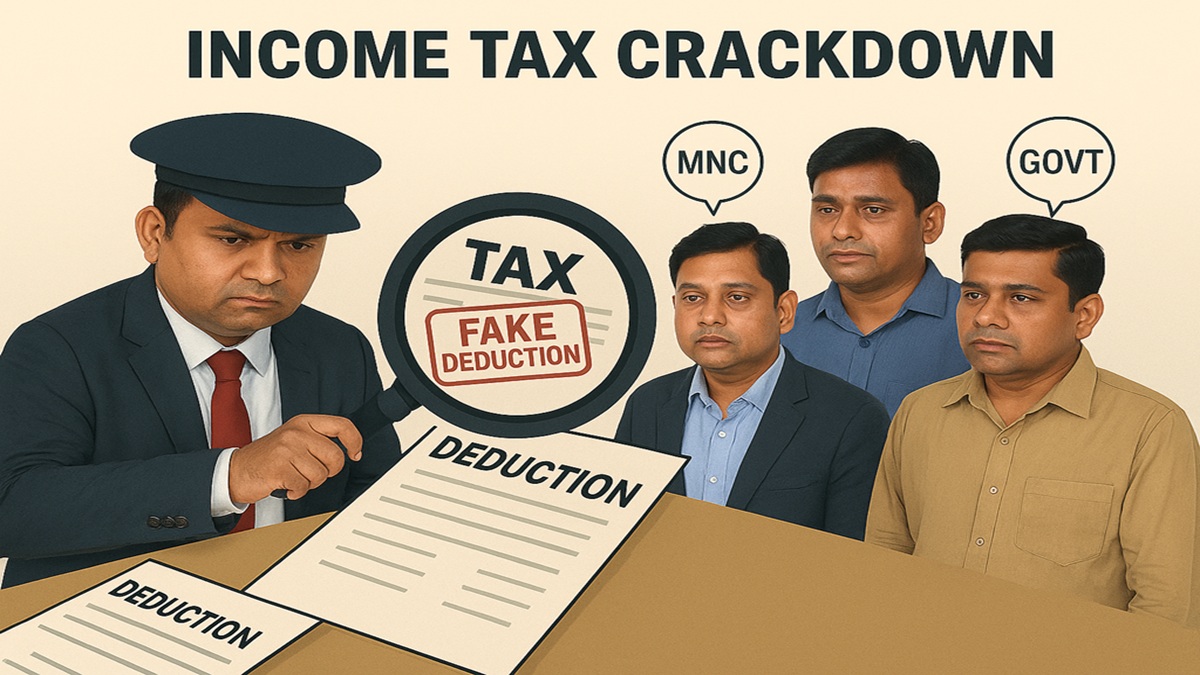 Income Tax crackdown: Employees of MNCs, PSUs and govt depts under scrutiny for fake deduction claims