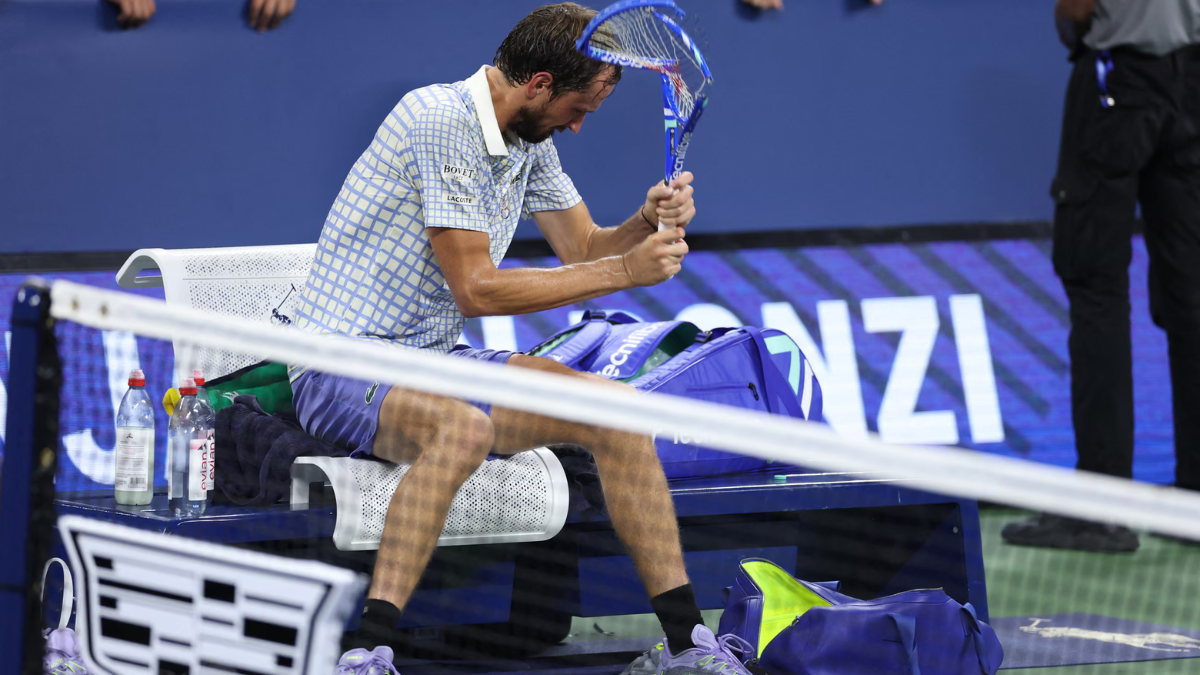 The Tennis player’s rage towards the game was captured on the tournament livestream, inciting sympathetic reactions from fans.