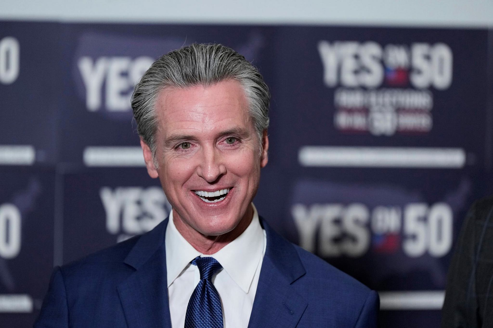Gavin Newsom launches Trump-trolling merch website, sells out of $100 autographed Bibles within hours (AP Photo)
