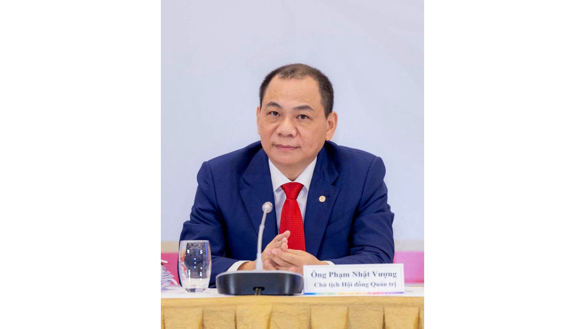 Pham Nhat Vuong, the Chairman of Vingroup and CEO of VinFast. (Image Source: Reuters)