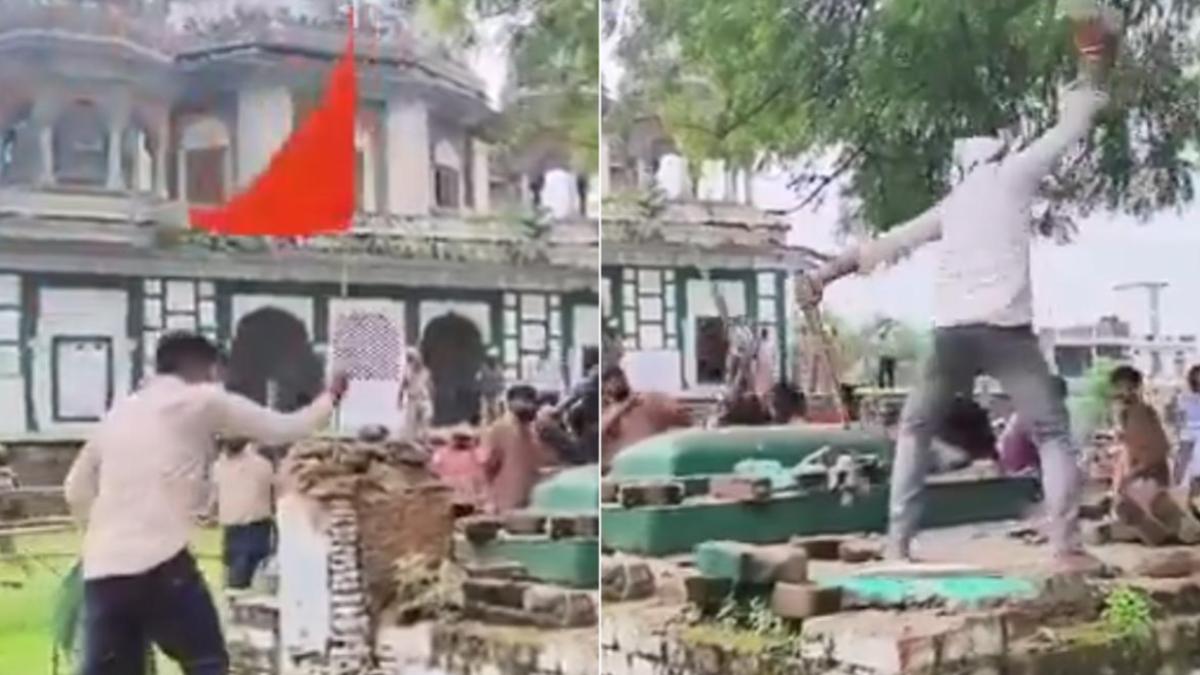 fatehpur mob attack, fatehpur tomb attack, mob attacks fatehpur religious site in up, up news, hindu mob, communal tensions, india news