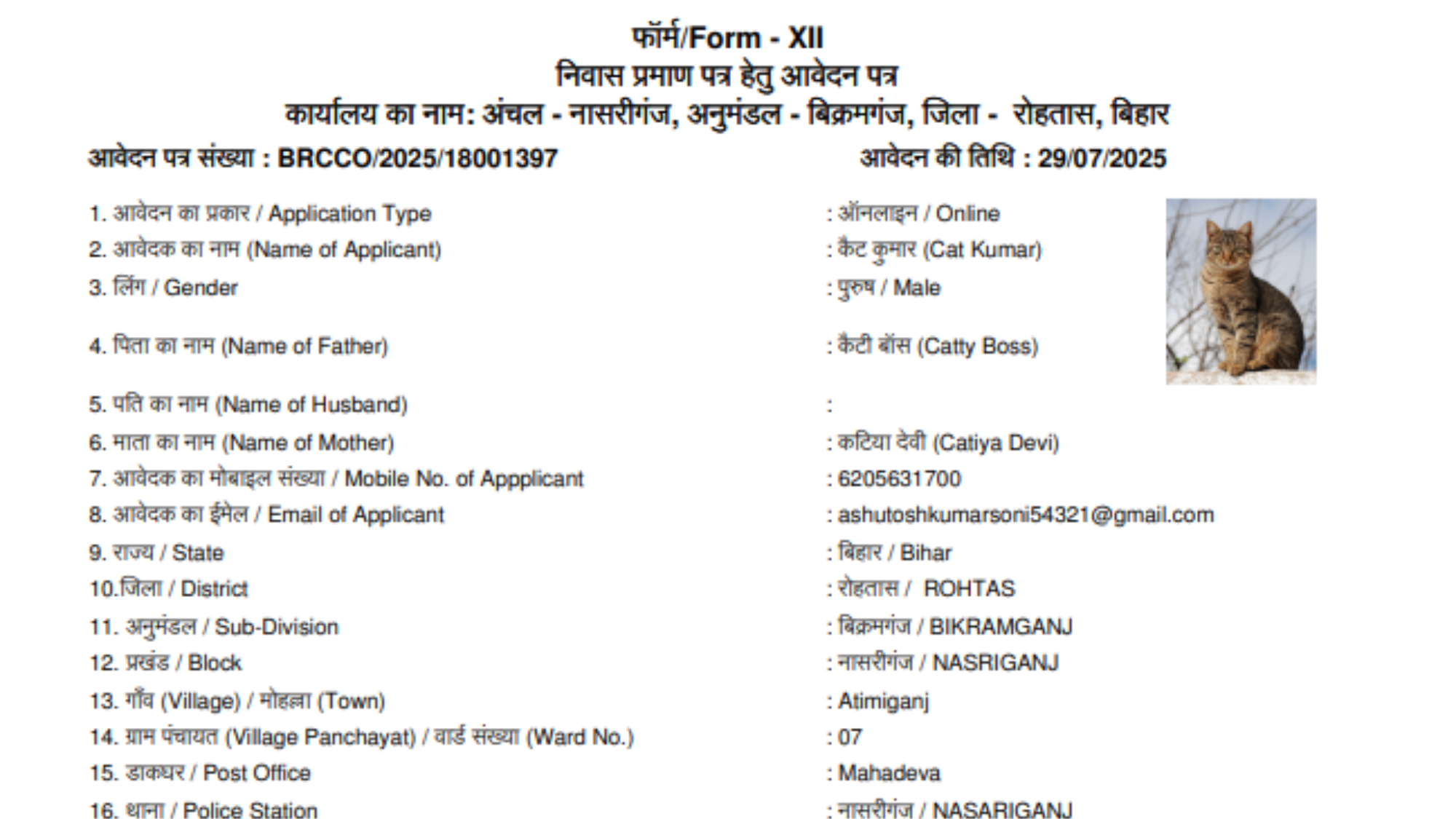 This comes after RTPS portal received a request to make US President Donald Trump a citizen of India, who lives in Bihar’s Samastipura. Earlier, a residence certificate was revoked after it was awarded to a golden retriever named Dog Babu.