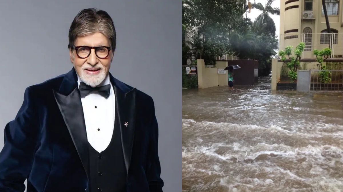 Mumbai rains Amitabh Bachchan bungalow Prateeksha flooded