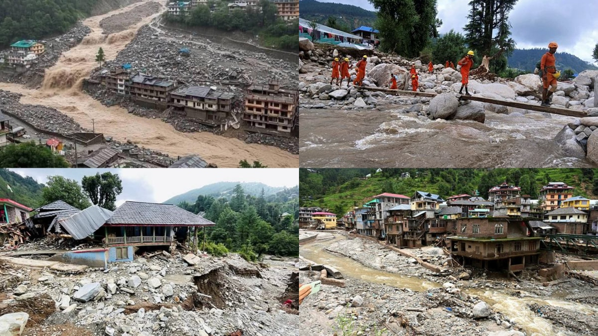 Himachal Pradesh Monsoon Fury: Death Toll Reaches 173, Highways Blocked, Hydro Projects Hit. (Image Source: Twitter)