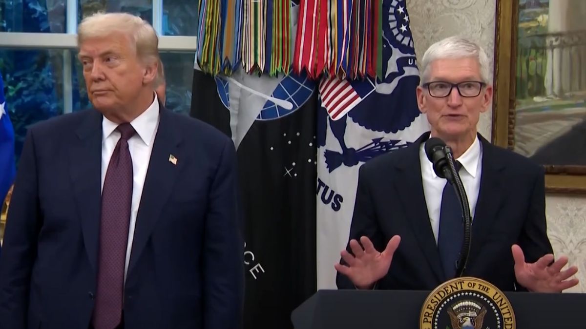 Tim Cook Donalnd Trump tariff
