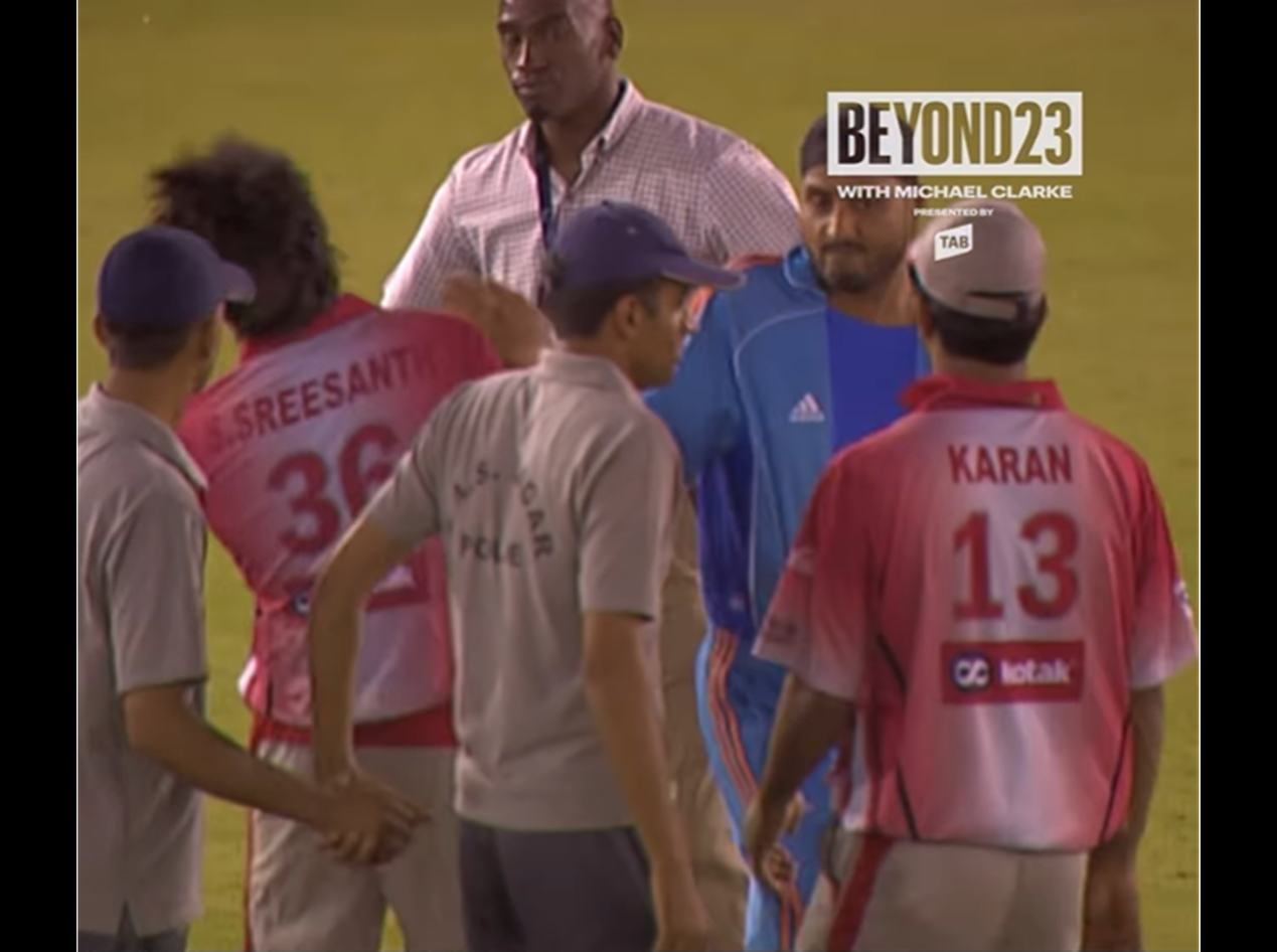Watch: Harbhajan Singh slaps Sreesanth; Lalit Modi releases video of infamous IPL incident after 18 years (Video screengrab via Instagram)