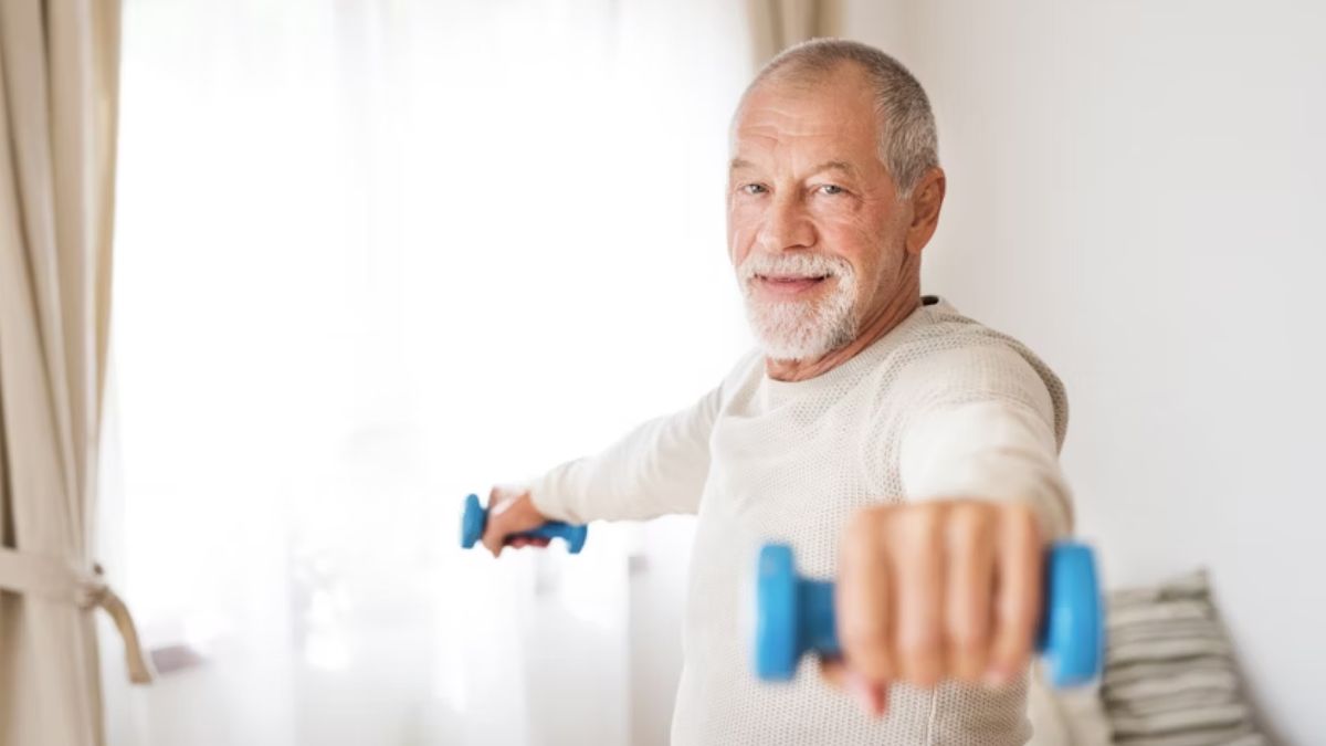 Home exercises for old people