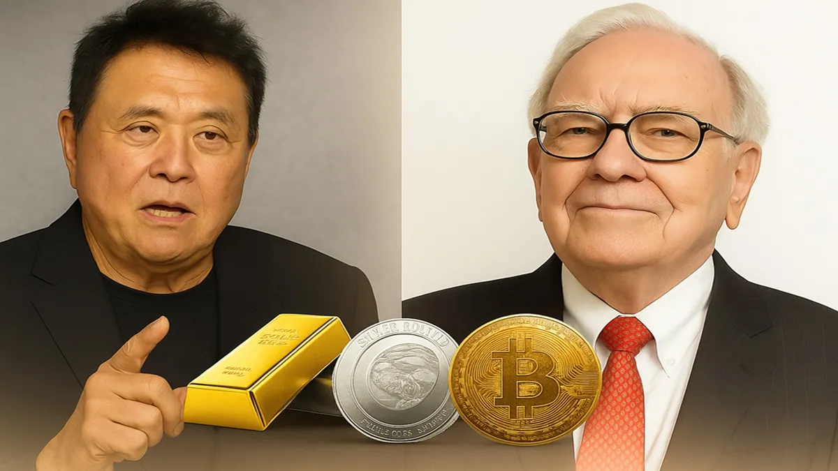 Gold, Silver or Bitcoin? What would Robert Kiyosaki and Warren Buffett advise you to buy now