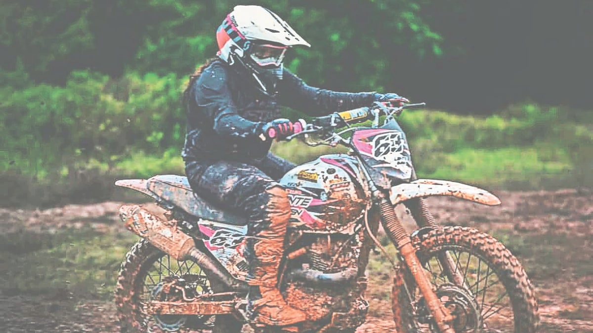 Misriya, a veteran dirtbiker from Kerela founded India's Women’s Moto Squad (WMS) last year in August