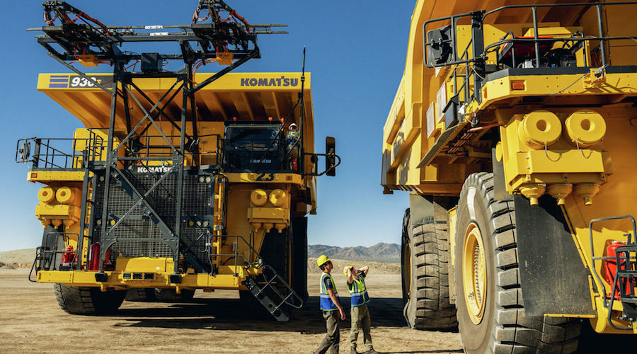 Komatsu在AI上大放异彩，并进行了直觉采矿协议