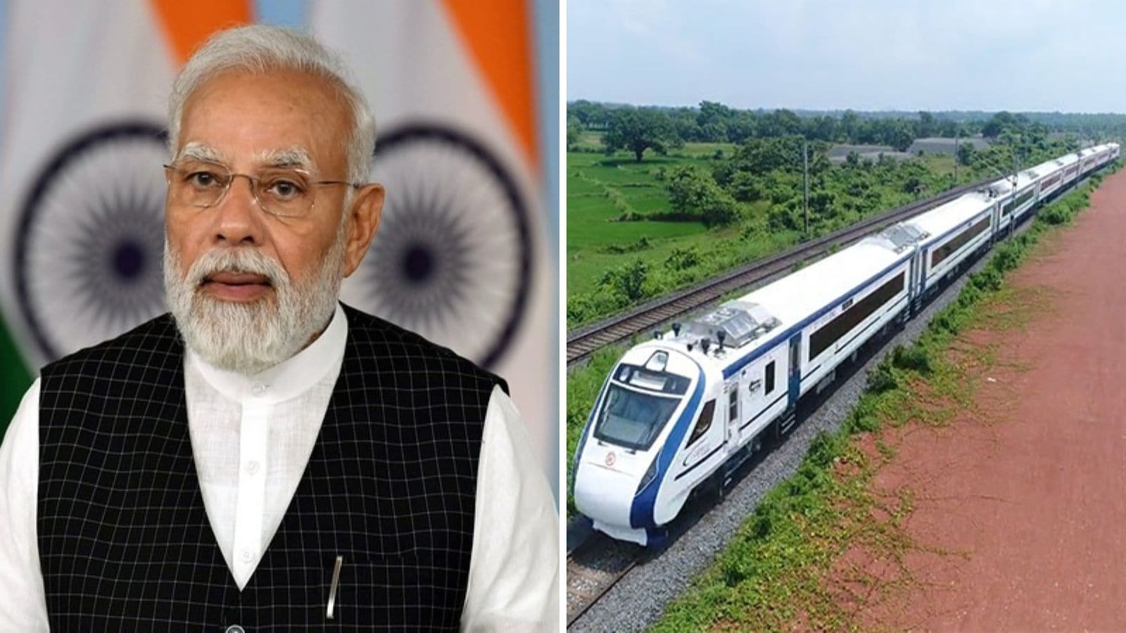 PM Modi flaggs off two new Vande Bharat and One special in Rajasthan