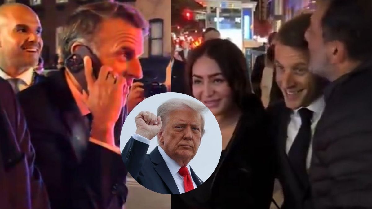 Emmanuel Macron calls Trump after getting stuck in NYC traffic blocked by President’s motorcade