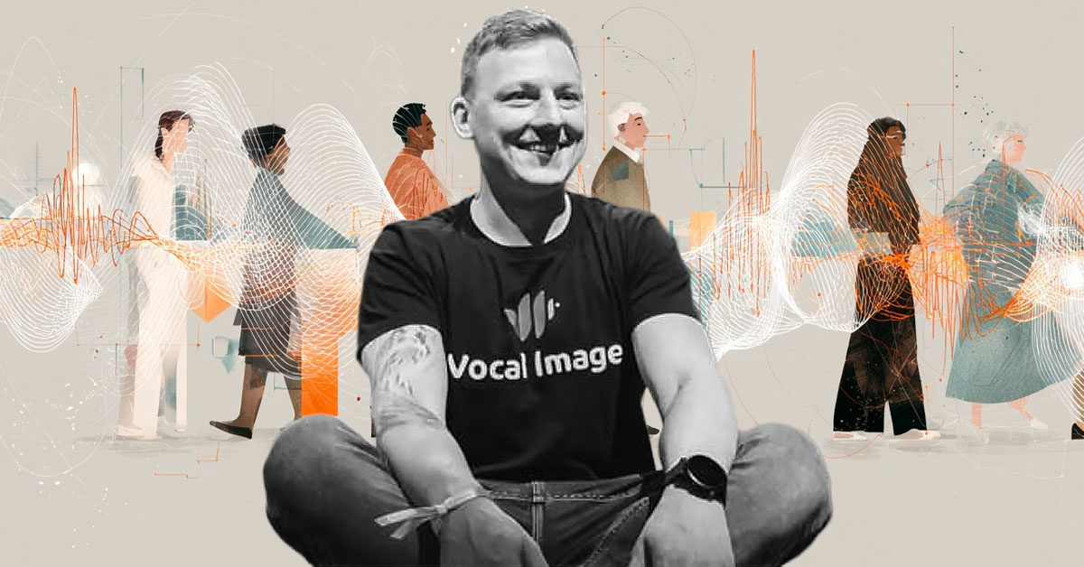 声带图像筹集了330万欧元，以通过AI提高公开演讲