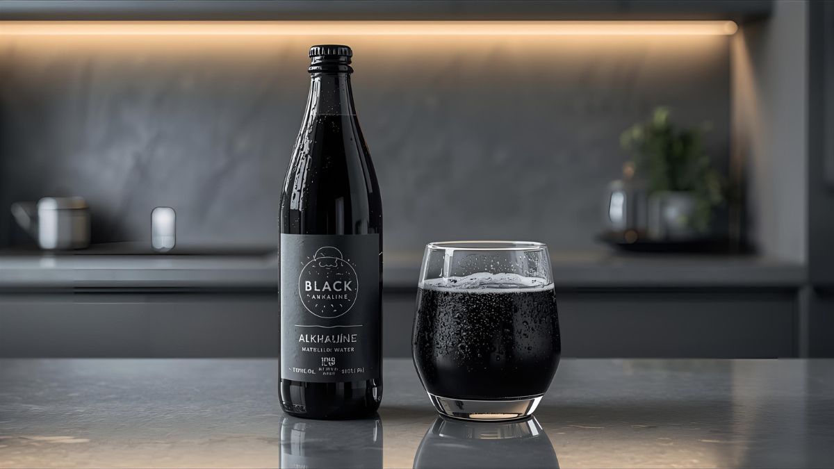what is black alkaline water