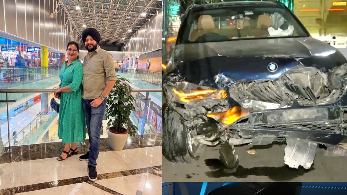 Delhi BMW crash: Gaganpreet, the woman who rammed into a bike on Sunday afternoon, which killed Finance Ministry official Navjot Singh, has been booked for destroying evidence.