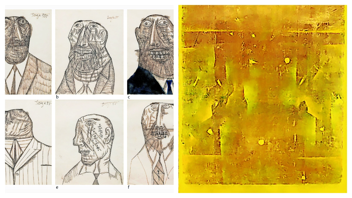 Paintings of VS Gaitonde, FN Souza, Tyeb Mehta achieve record-breaking prices. (Image Source: Fe)